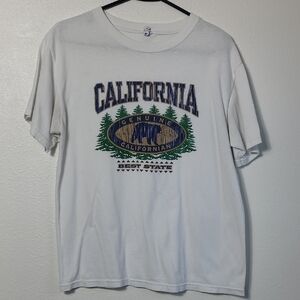 Y2K Anvil California Best State T Shirt Size M Crewneck Short Sleeve Graphic